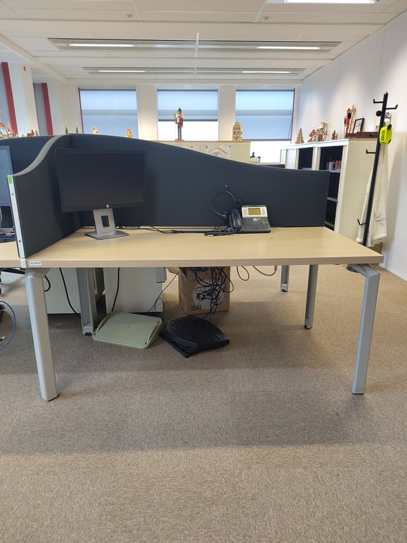 Bench 4 postes Haworth - 160x80 - 3-4