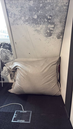 Pouf Fatboy Gris clair en tissu - 3-4