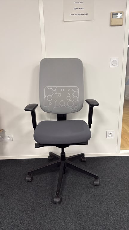 Fauteuil de bureau Steelcase Reply Tapissé Gris - 3-4