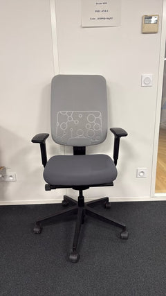 Fauteuil de bureau Steelcase Reply Tapissé Gris - 3-4