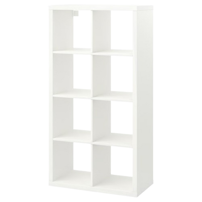 Bibliothèque en mélaminé blanc