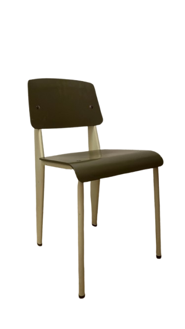 Chaise de réunion sans roulettes ni accoudoirs