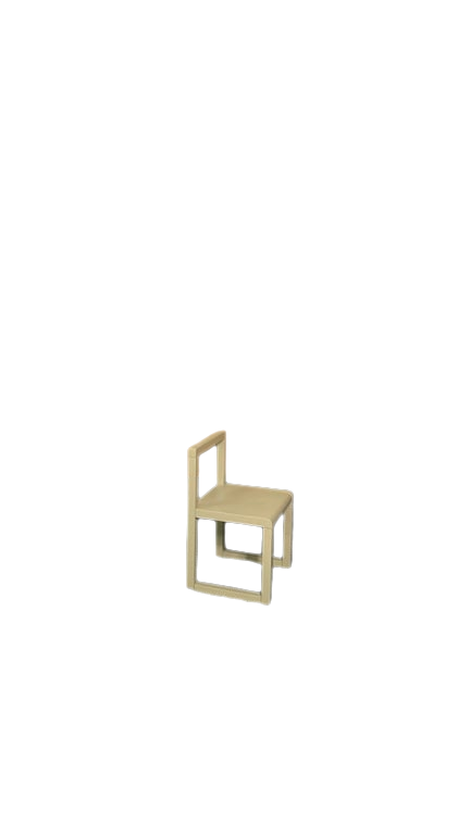 Chaise enfant Ferm Living Little Architect Beige