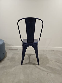 Chaise d'extérieur en métal Dark Blue