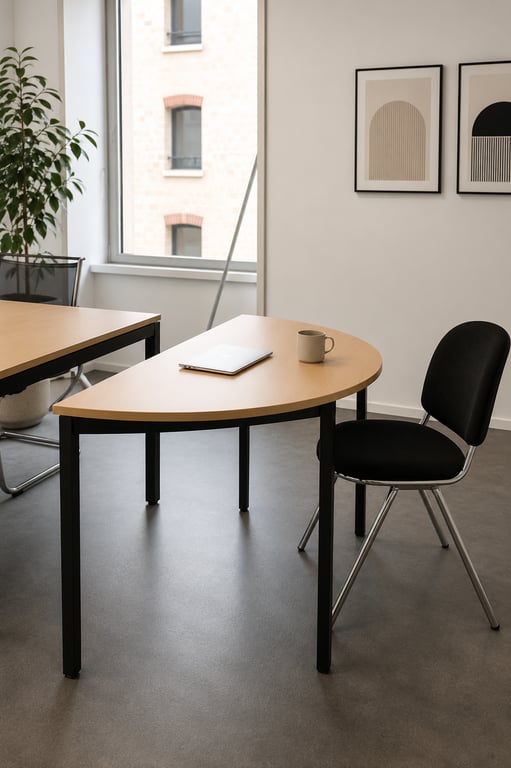 Table polyvalente 120x60 Chêne et Métal