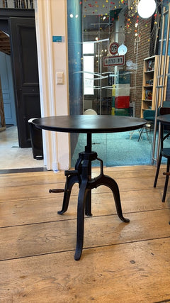 Table cafétéria Edison ronde - 3-4