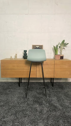 Tabouret haut Muuto Fiber Vert - ambiance