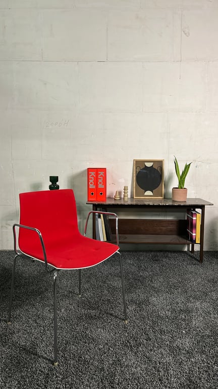 Chaise de réunion Arper Catifa 46 Rouge - ambiance