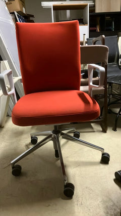 Fauteuil de bureau Orange avec roulettes
