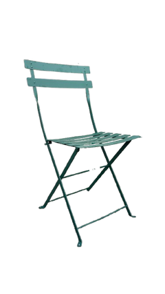 Chaise pliante en métal