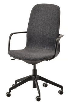 Chaise de réunion IKEA Langfjall Gris
