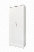 Armoire haute avec portes coulissantes et fermeture à clé