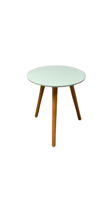 Table basse ronde 48x48 Mélaminé et bois