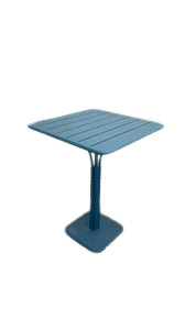 Table d'extérieur rectangulaire en métal