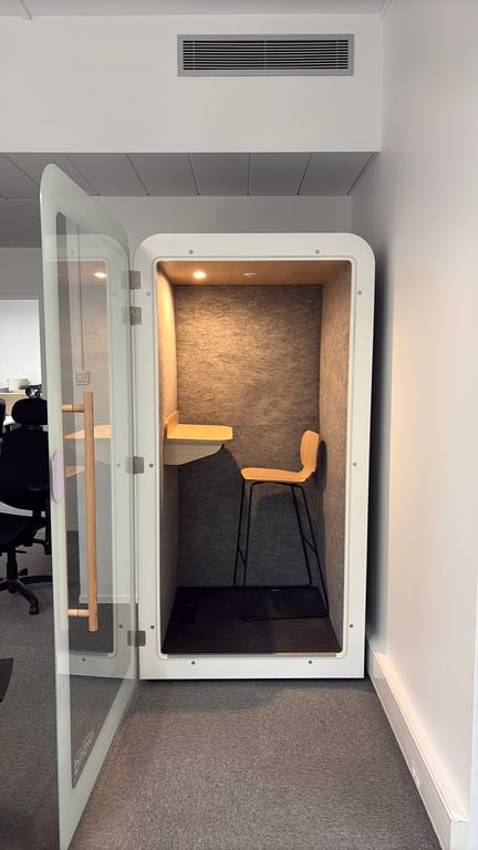 Cabine acoustique 1 place Work with Island Solo - 3-4