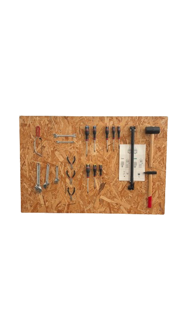 Accessoire autours de l'outil en bois