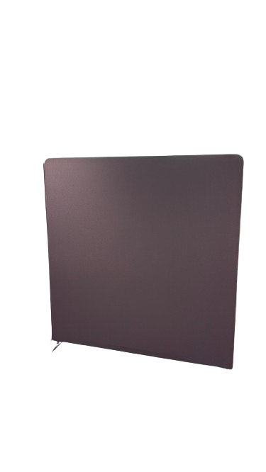Cloison avec tissu gris clair