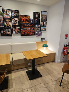 Table rectangulaire 60x60 Chêne - ambiance