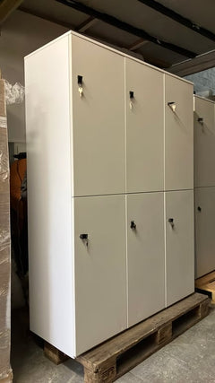 Casier métallique avec 6 compartiments