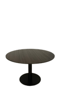 Table de réunion ronde 120x120 bois wenge