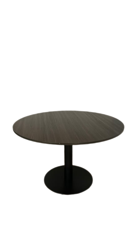 Table de réunion ronde 120x120 bois wenge