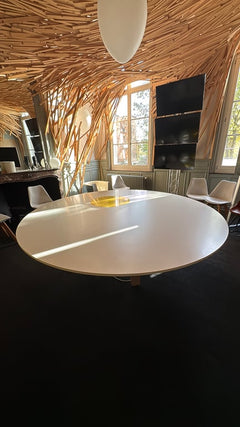 Table de réunion ronde - 3-4