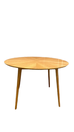 Table ronde 120x120 chêne - 3-4