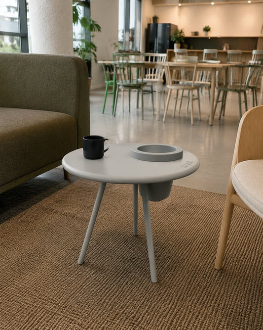 Table basse ronde 60x60 Fatboy - Light Grey