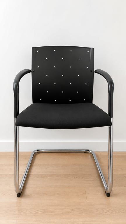 Chaise de réunion Koenig+Neurath Noir