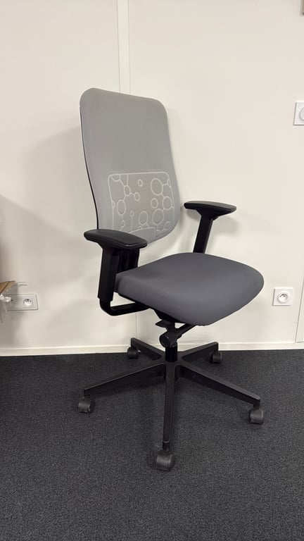 Fauteuil de bureau Steelcase Reply Tapissé Gris - 3-4
