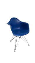 Chaise Vitra Eames Fiberglass Armchair Dar bleue
