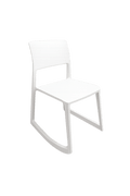Chaise de cafétéria Vitra - Modèle empilable, piètement luge