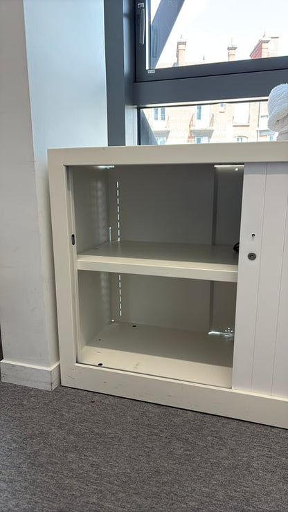 Armoire Basse avec Portes Coulissantes