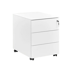 Caisson de rangement en métal avec roulettes