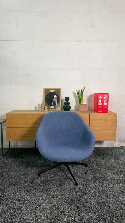 Fauteuil Hay AAL 81 Bleu