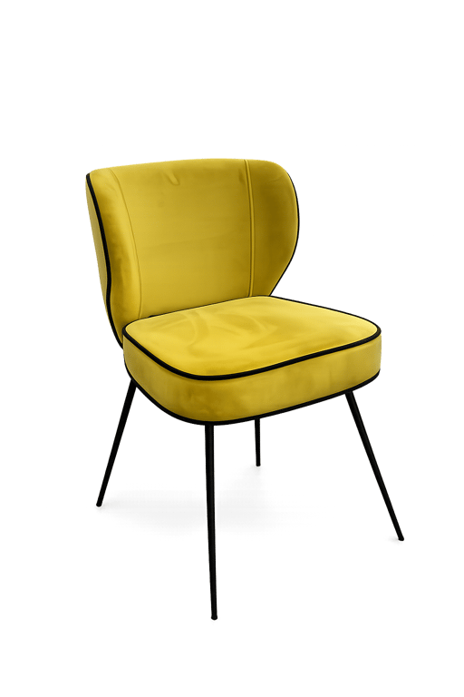 Fauteuil en Velours sans Accoudoirs