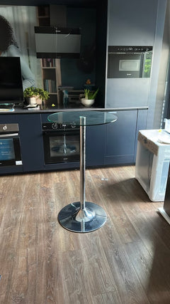 Mange-debout ronde 60x60 Greychrome - face