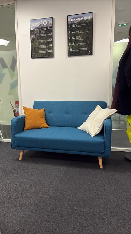 Canapé tissu Bondi Blue - 3-4