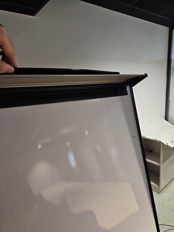 Tableau blanc pour feutres Velleda en plastique