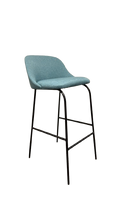 Chaise haute Viccarbe Aleta Bleu-vert