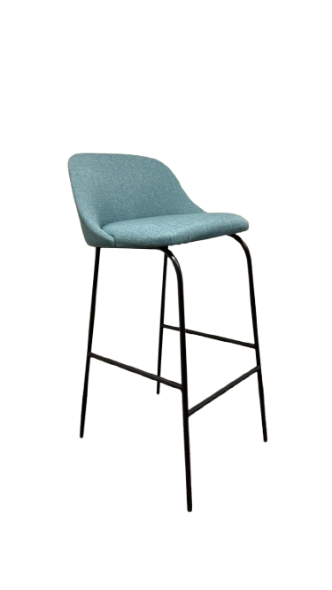 Chaise haute Viccarbe Aleta Bleu-vert