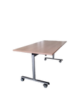 Table à roulettes rabattable rectangulaire 160x80