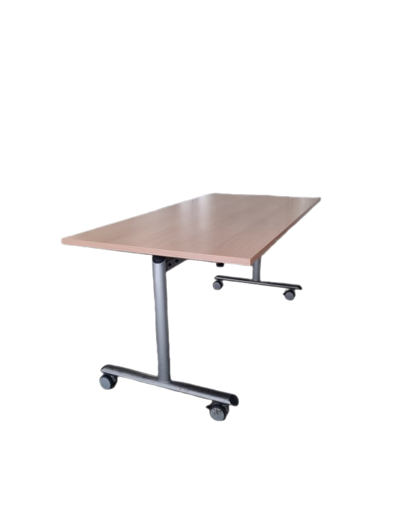Table à roulettes rabattable rectangulaire 160x80