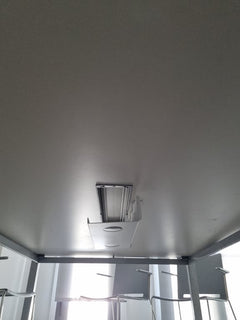 Table de réunion rectangulaire 220 x 120 cm - dessous