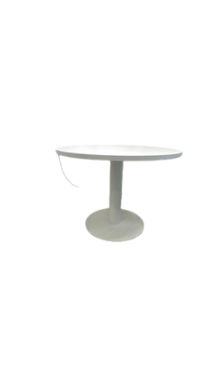 Table de réunion ronde 100cm bois mélaminé - 3-4