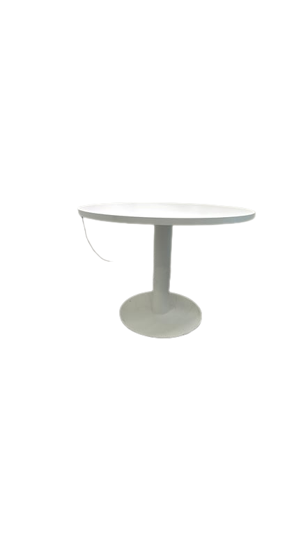 Table de réunion ronde 100cm bois mélaminé
