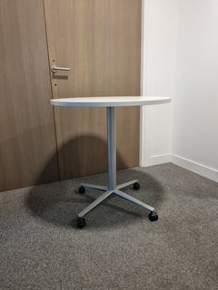 Table de réunion ronde 80 cm mélamine - 3-4