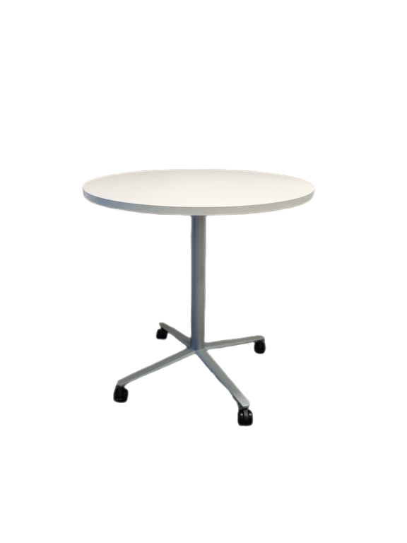 Table de réunion ronde 80 cm mélamine