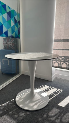 Table ronde polyvalente blanche - 3-4