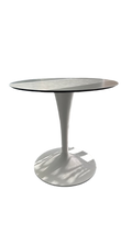 Table ronde polyvalente blanche